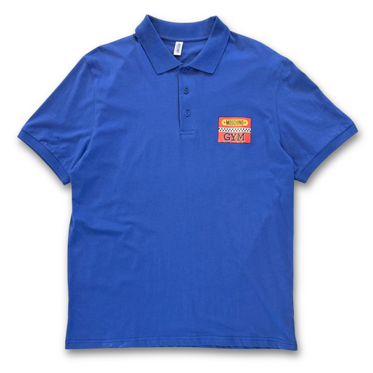 MOSCHINO 'GYM' POLO TEE (XL)