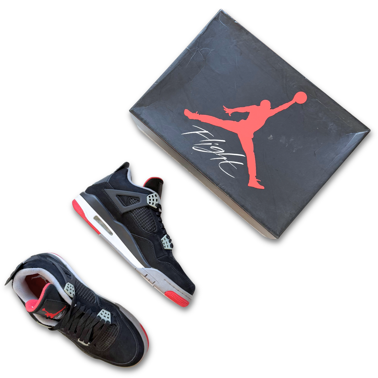 JORDAN 4 RETRO 'BLACK CEMENT' 2012 (US 8)
