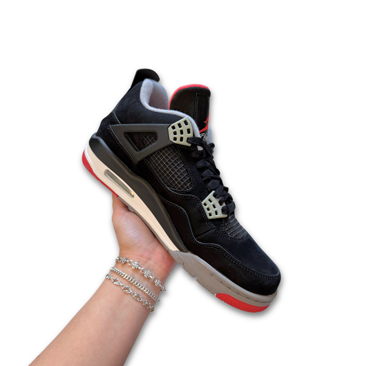 JORDAN 4 RETRO 'BLACK CEMENT' 2012 (US 8)