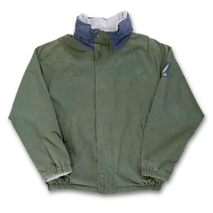 NAUTICA REVERSIBLE FLEECE JACKET (XL)