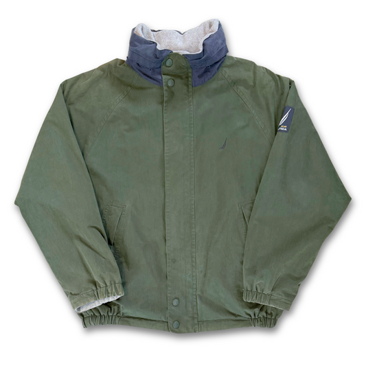 NAUTICA REVERSIBLE FLEECE JACKET (XL)