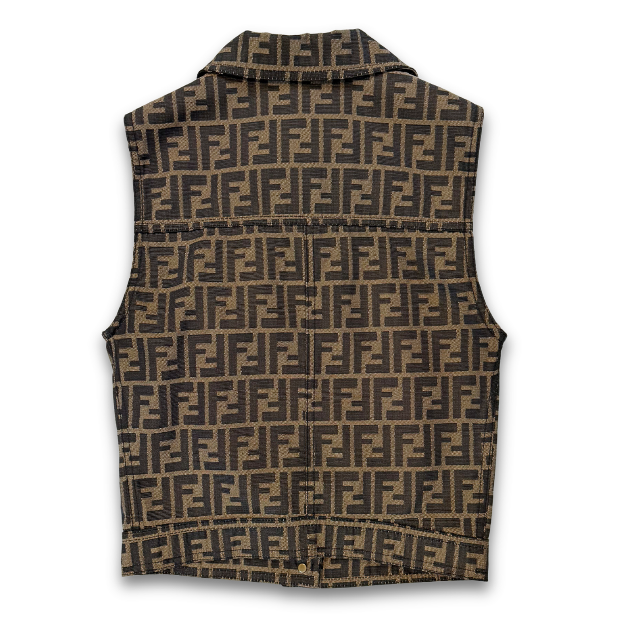Vintage Fendi Zucca Monogram Vest (XXS)