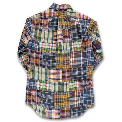 POLO RALPH LAUREN PATCHWORK BUTTON UP SHIRT (S)