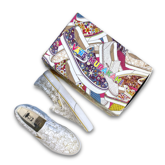 VANS X TAKASHI MURAKAMI SLIP ON LX 'GOLD SKULL' (US 9)