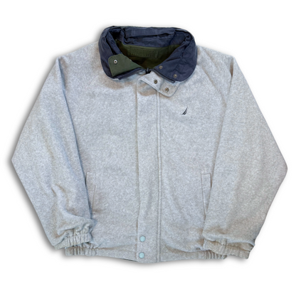 NAUTICA REVERSIBLE FLEECE JACKET (XL)