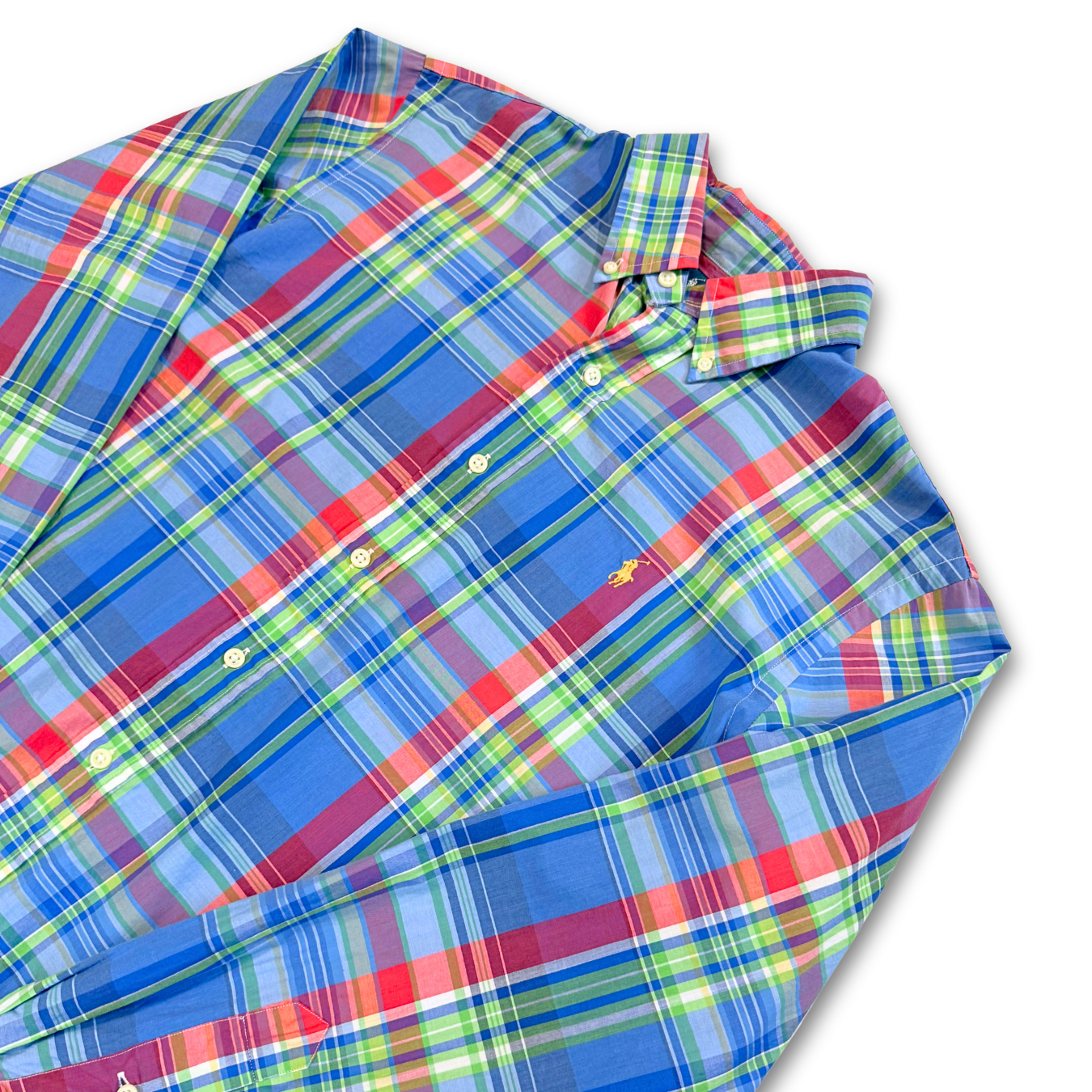 POLO RALPH LAUREN BUTTON UP SHIRT (M+)