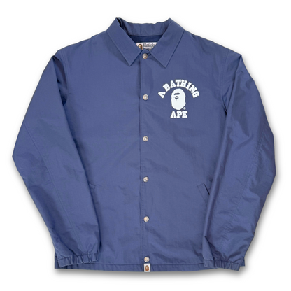A BATHING APE COLLEGE COACH JACKET (L)