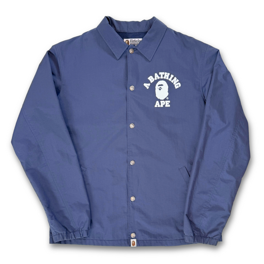 A BATHING APE COLLEGE COACH JACKET (L)
