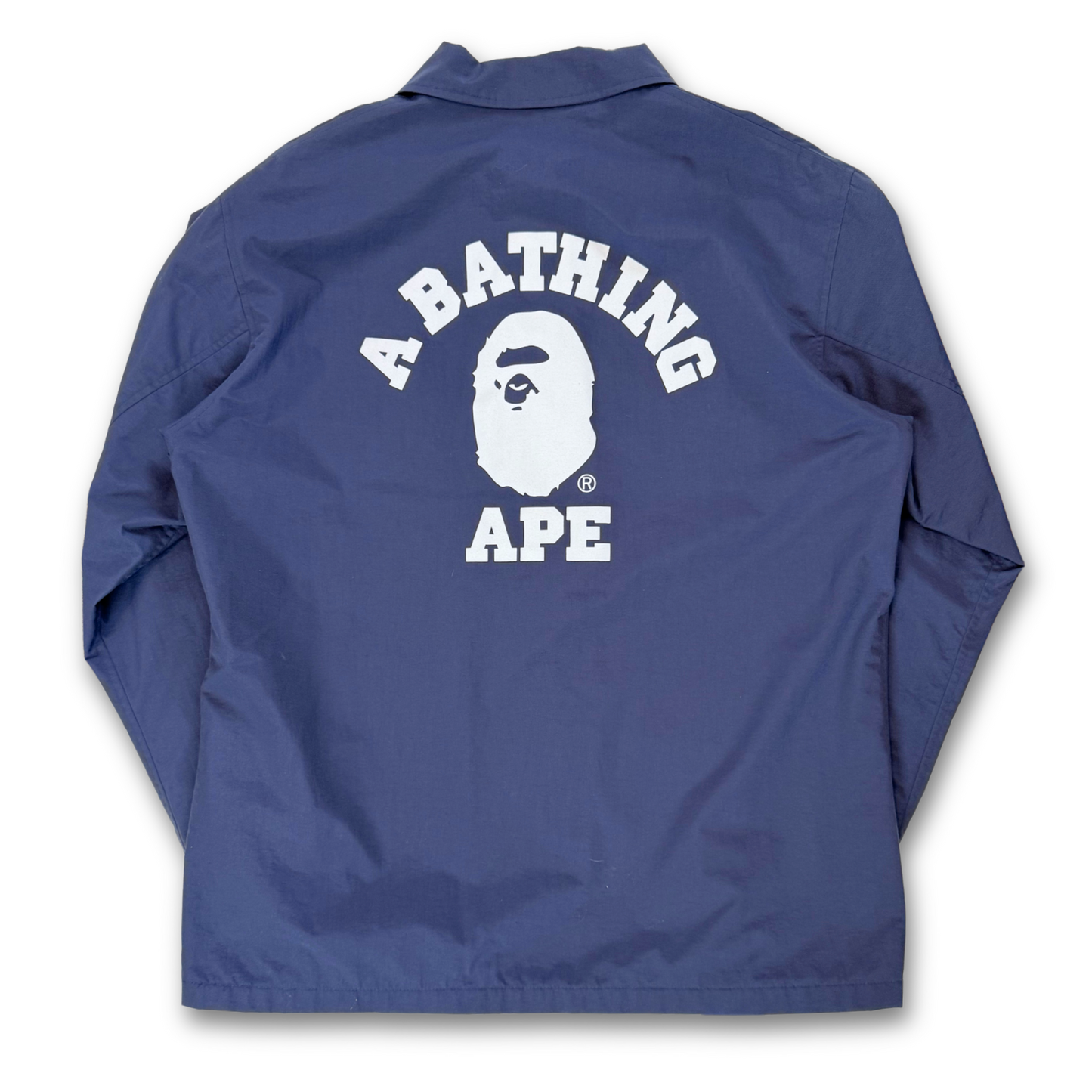 A BATHING APE COLLEGE COACH JACKET (L)