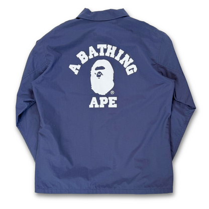 A BATHING APE COLLEGE COACH JACKET (L)