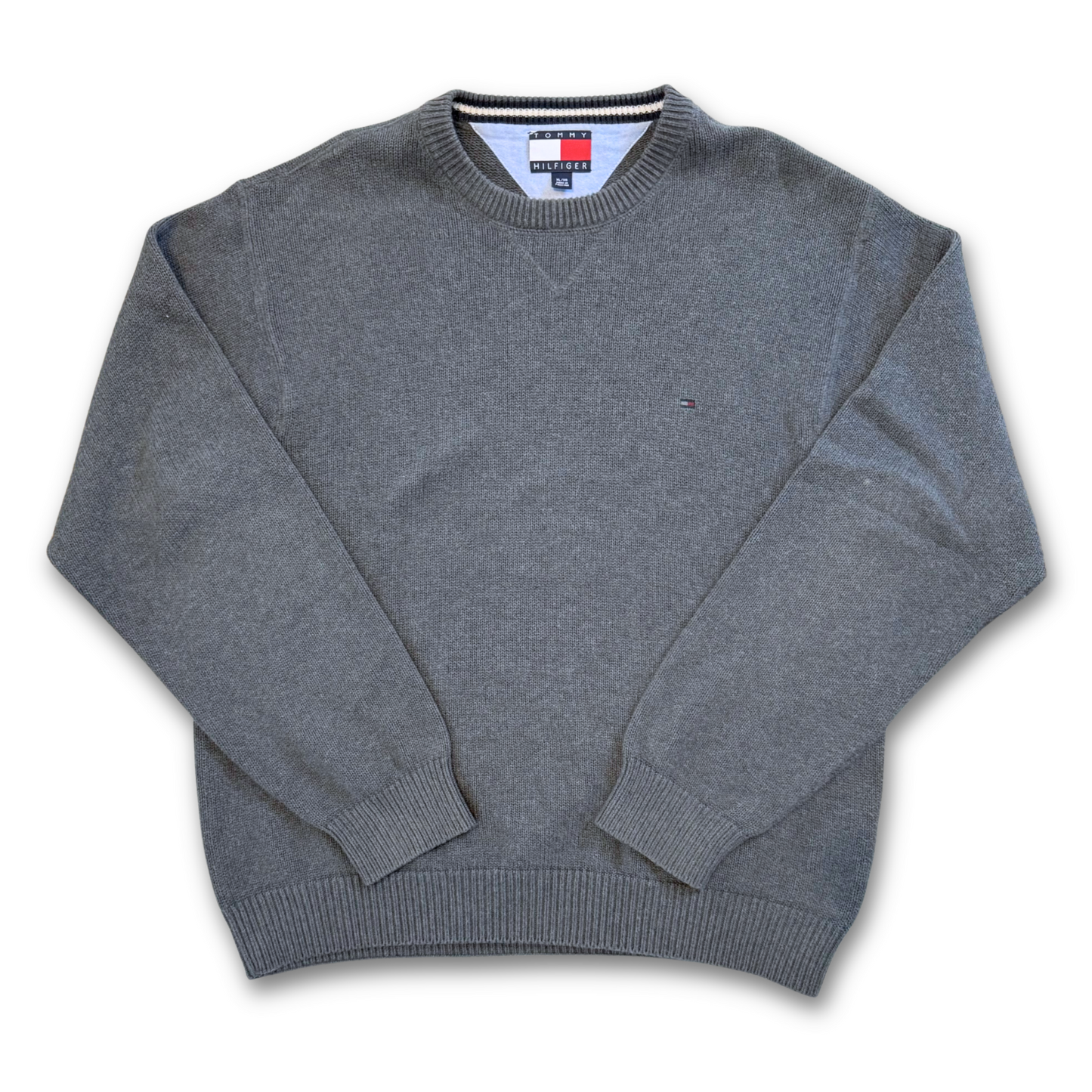 TOMMY HILFIGER KNIT SWEATER (XL)