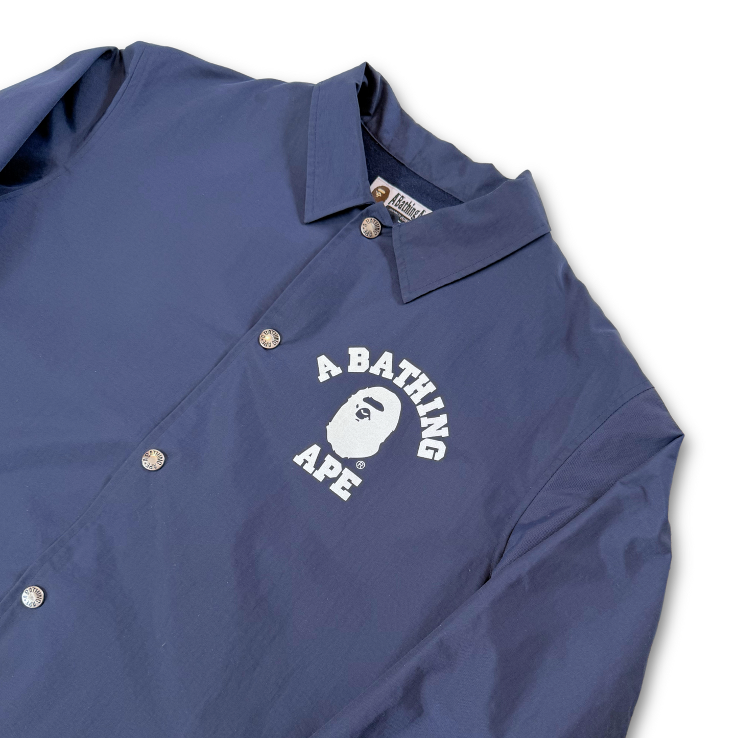 A BATHING APE COLLEGE COACH JACKET (L)