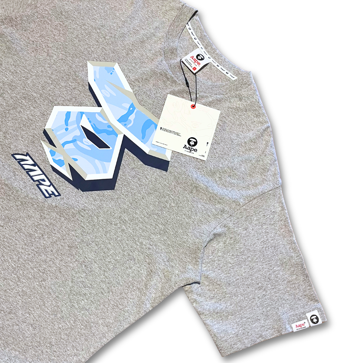 AAPE Moonface Logo Tee (L)