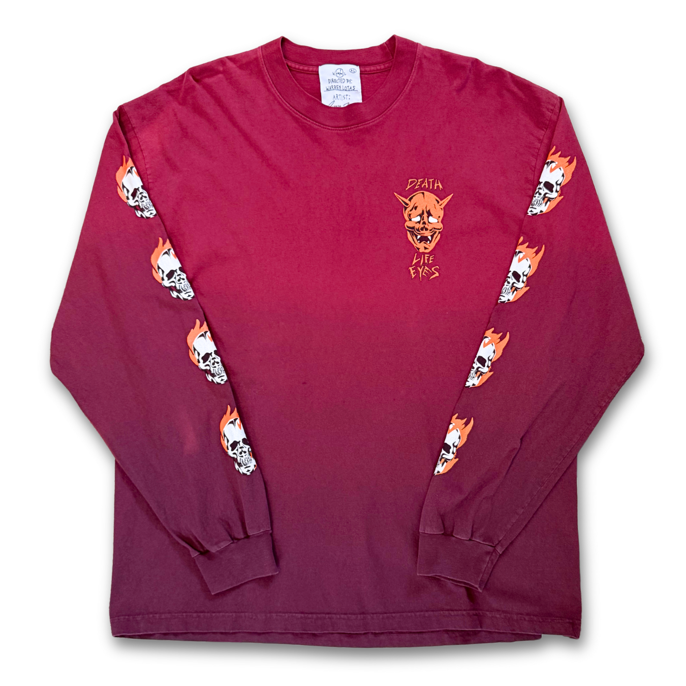 Warren Lotas X Ricardo Diseño "Demon" Long Sleeve Tee (XL)