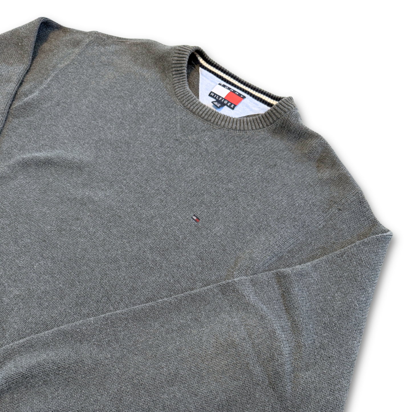 TOMMY HILFIGER KNIT SWEATER (XL)