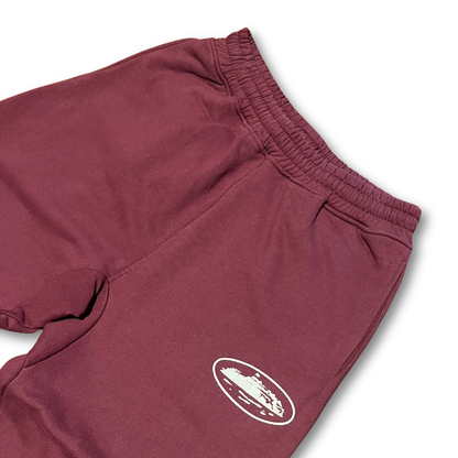 Corteiz Island Puff Print Open Hem Sweatpants (L)