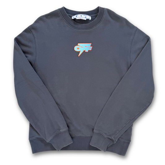 OFF-WHITE Degradé Thund Skate CREWNECK (M)