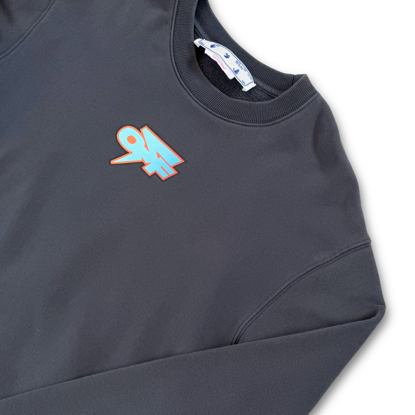 OFF-WHITE Degradé Thund Skate CREWNECK (M)