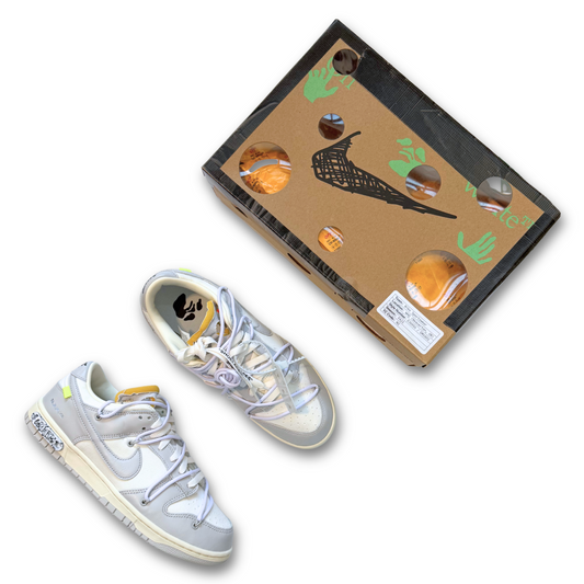 OFF-WHITE X NIKE DUNK LOW 'LOT 49' (US 10.5)