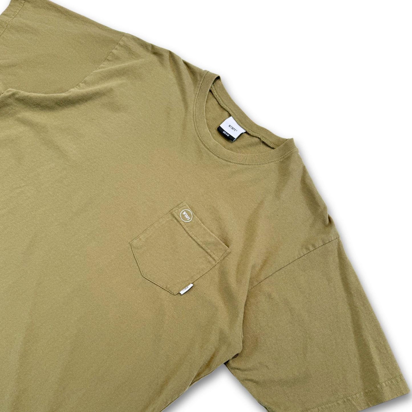 WTAPS Pocket Tee "Olive Drab" (L)