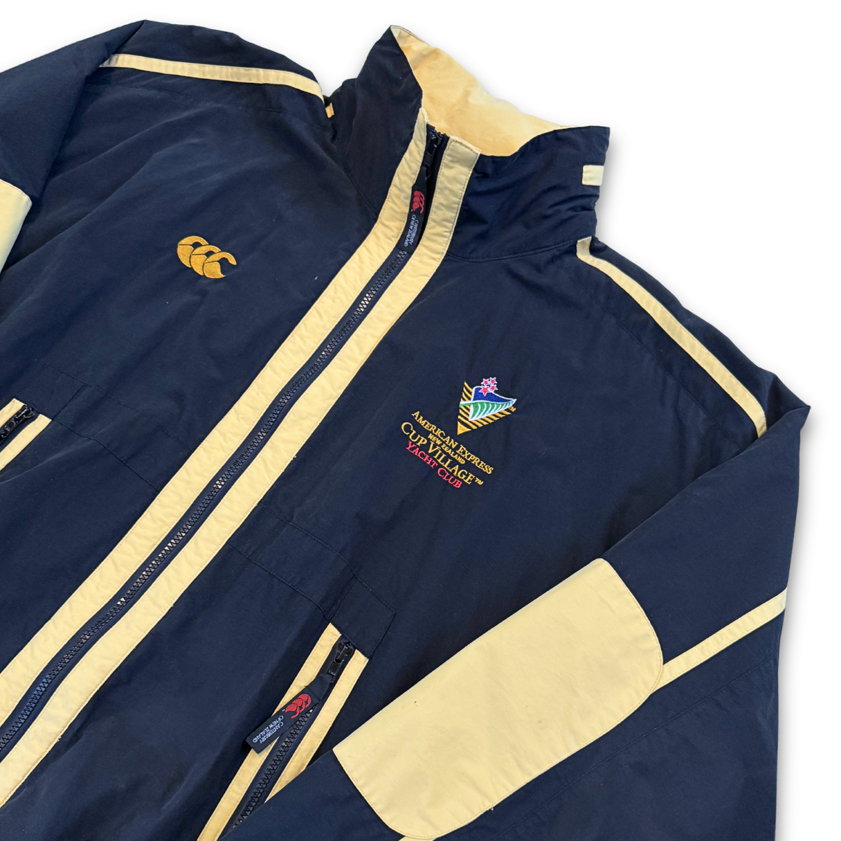 2000'S CCC NZ YAGHT CLUB ZIP UP JACKET (XXL)