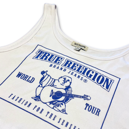 True Religion's Iconic Buddha Crop Tank (XXL)