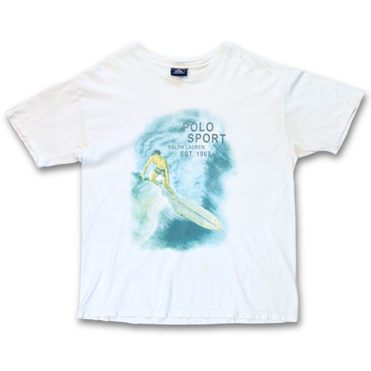 RALPH LAUREN POLO SPORT 'SURFING' TEE (L)