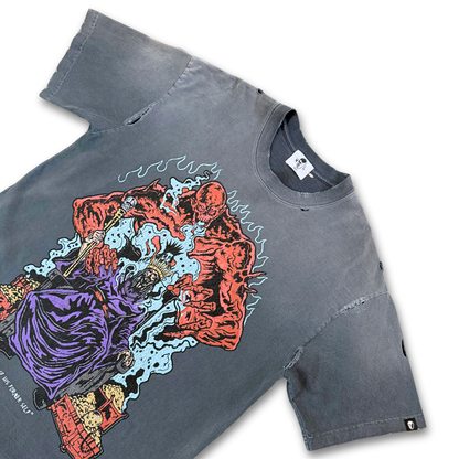 Warren Lotas “A Husk Of His Former Self” Distressed Tee (XL)