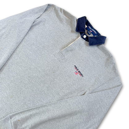 90'S POLO SPORT RALPH LAUREN LONG SLEEVE POLO (L)