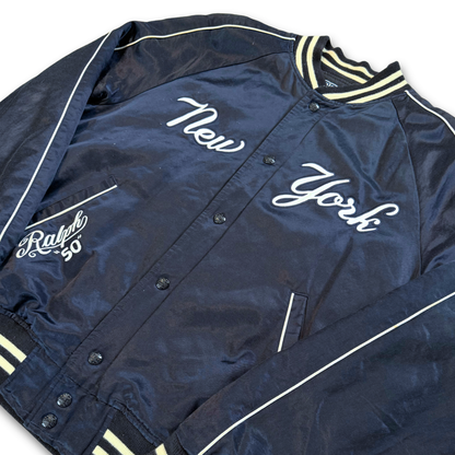RALPH LAUREN NY YANKEES SATIN MLB JACKET (XL)