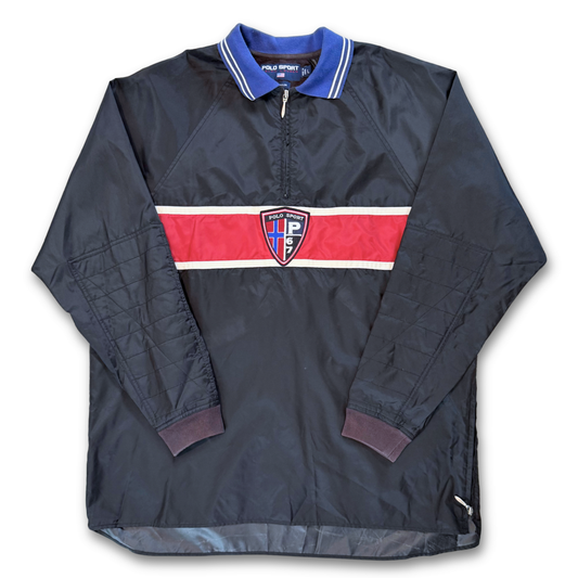RALPH LAUREN POLO SPORT 'P67' CREST QUATER ZIP JACKET (L)