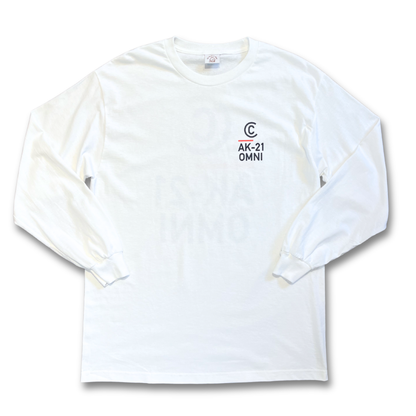 OMNI AK-21 WHITE L/S TEE