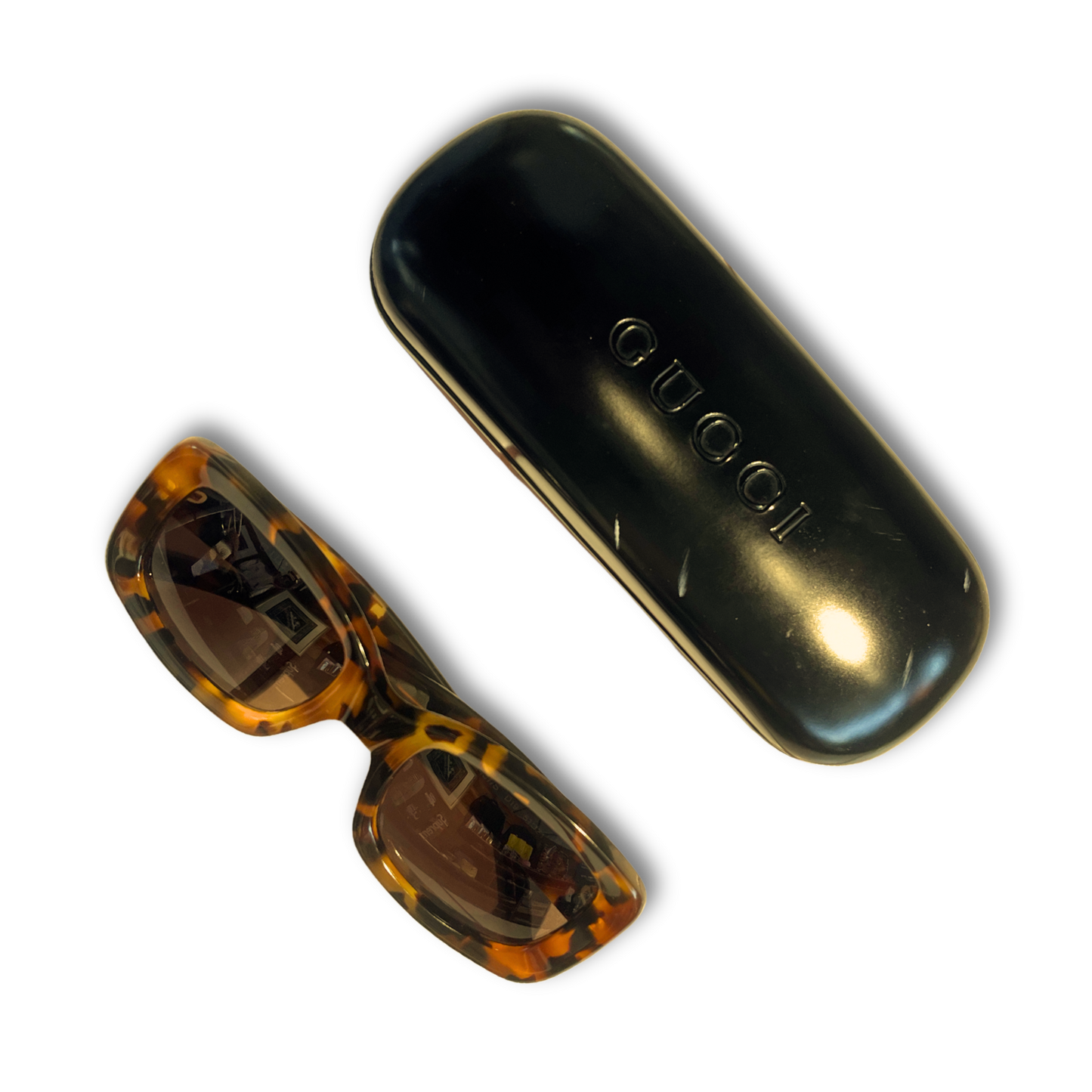 Gucci 'Tortoise Shell Square' Sunglasses GG 2407/S