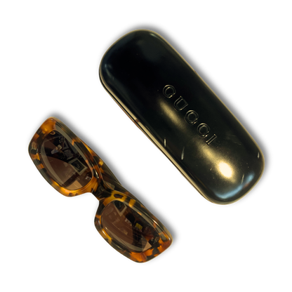 Gucci 'Tortoise Shell Square' Sunglasses GG 2407/S