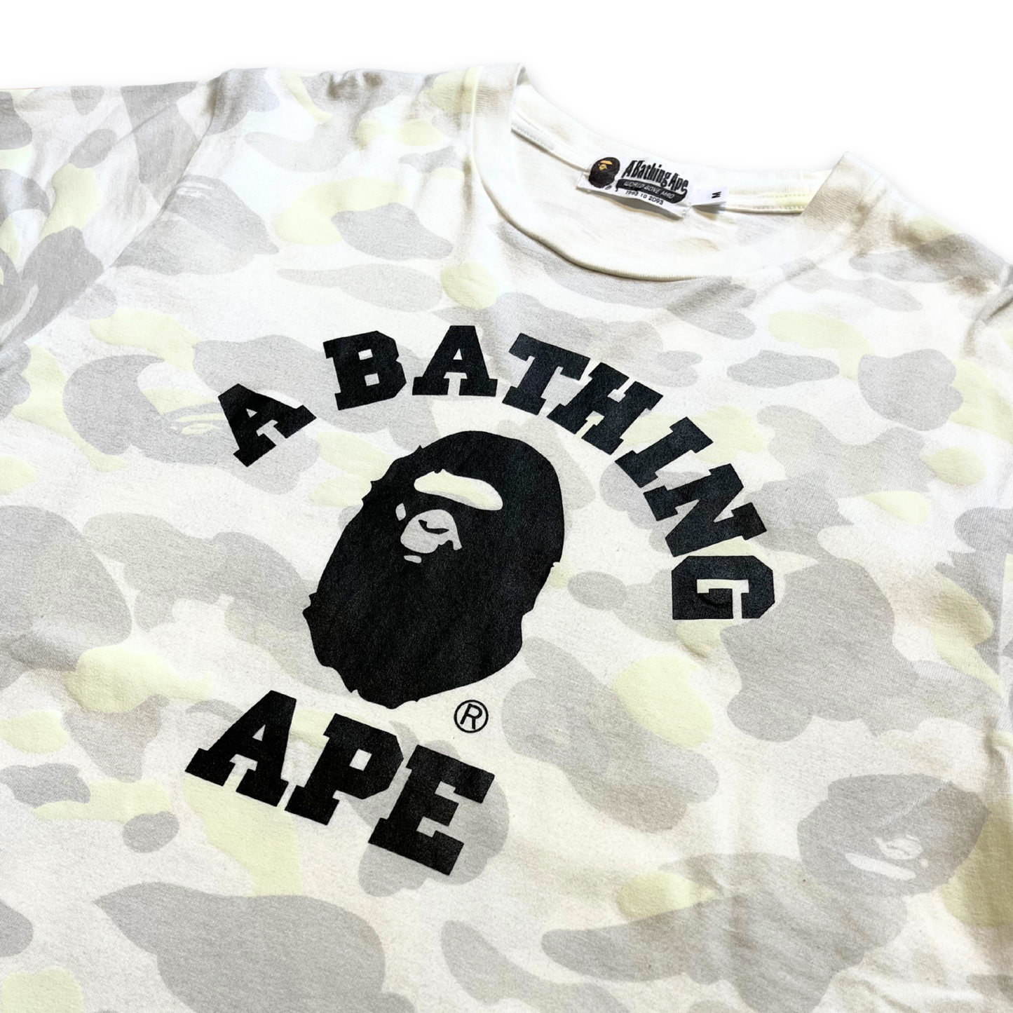 Bape College Glow In The Dark Camo t-shirt (M)