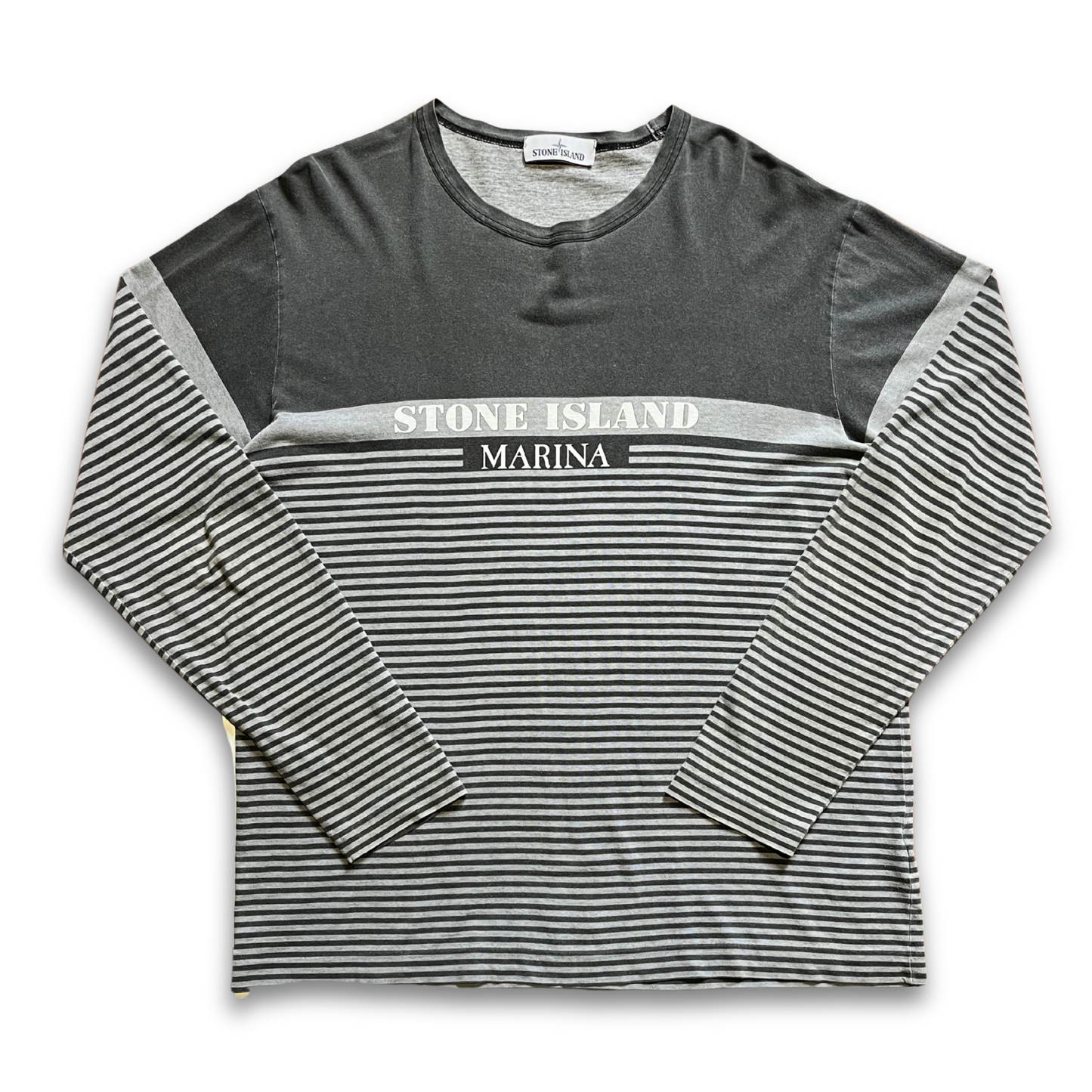 Stone Island Marina 2017 Corrosion Print l/s T-Shirt (2XL)
