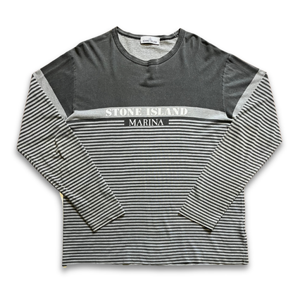 Stone Island Marina 2017 Corrosion Print l/s T-Shirt (2XL)