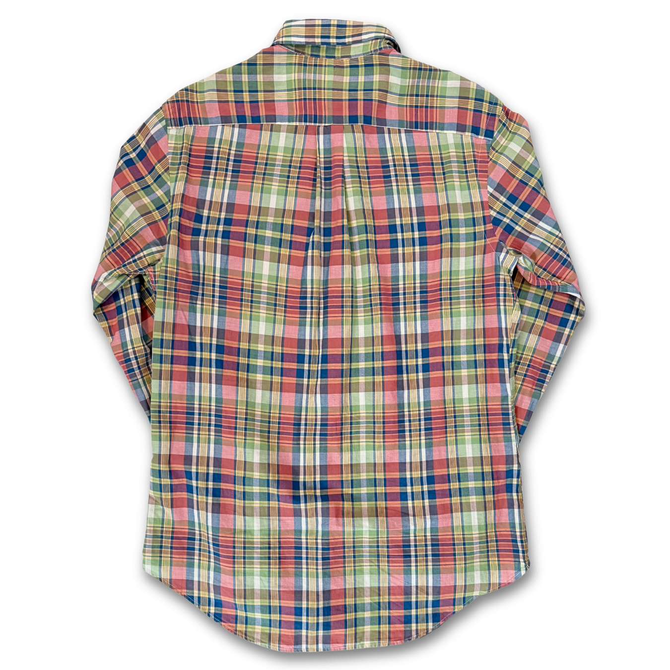 POLO RALPH ALUREN CHECK BUTTON UP (M)