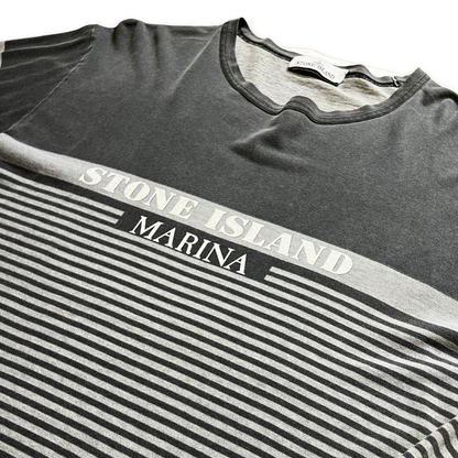 Stone Island Marina 2017 Corrosion Print l/s T-Shirt (2XL)