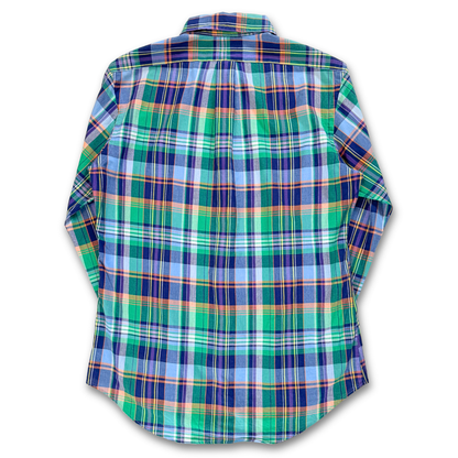 POLO RALPH LAUREN CHECK BUTTON UP SHIRT (M)