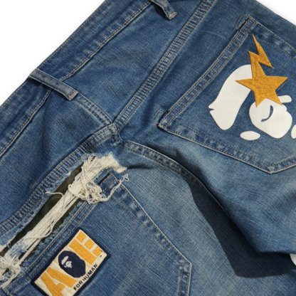 SS20 BAPE 'THE RETURN OF ICARUS' DENIM JEANS (M)