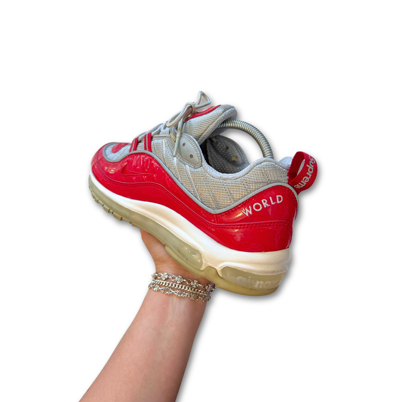 Nike Air Max 98 x Supreme 'Varsity Red' (US 9)