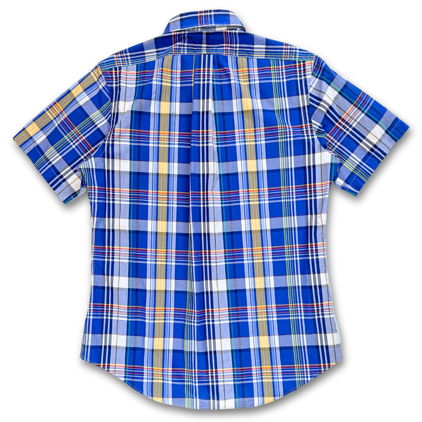 POLO RALPH LAUREN SHORT SLEEVE BUTTON UP SHIRT (M)