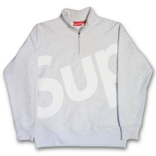 SUPREME FW15 HALF ZIP SWEATSHIRT (L)