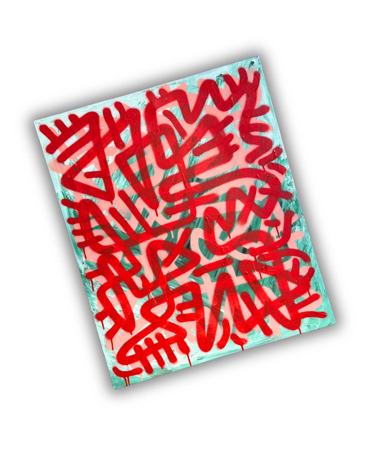 E.O KING 1/1 'TAGGER 3' CANVAS ARTWORK