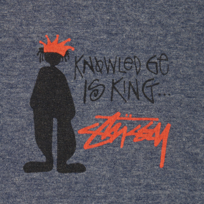 90's STUSSY KNOWLEDGE IS KING TEE (XL)