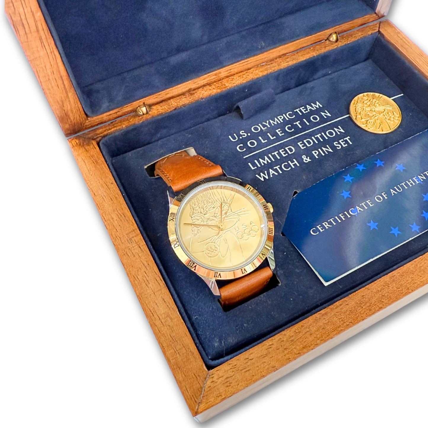 1996 U.S. Olympics Bugs Bunny Watch & Pin Set