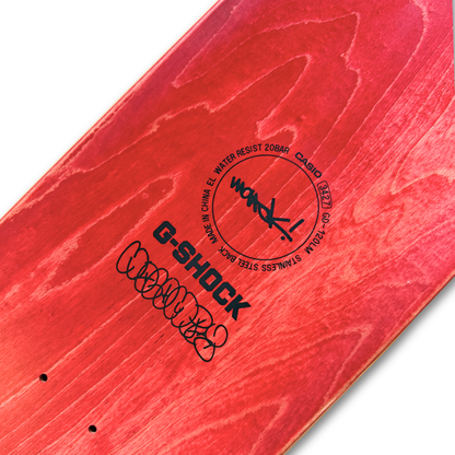 G-SHOCK X MAROK DESIGN SKATEBOARD DECK