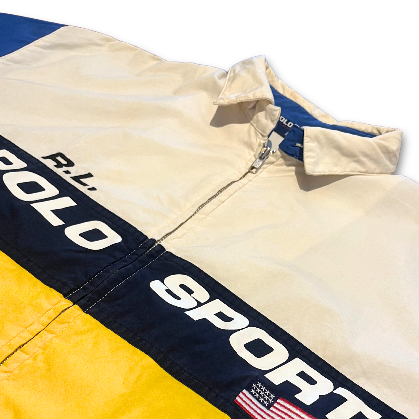 Polo Sport Ralph Lauren 90s colour block jacket (M)