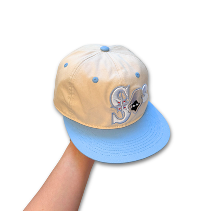 SAME OLD SUSPECTS CAP - Cream / Light Blue